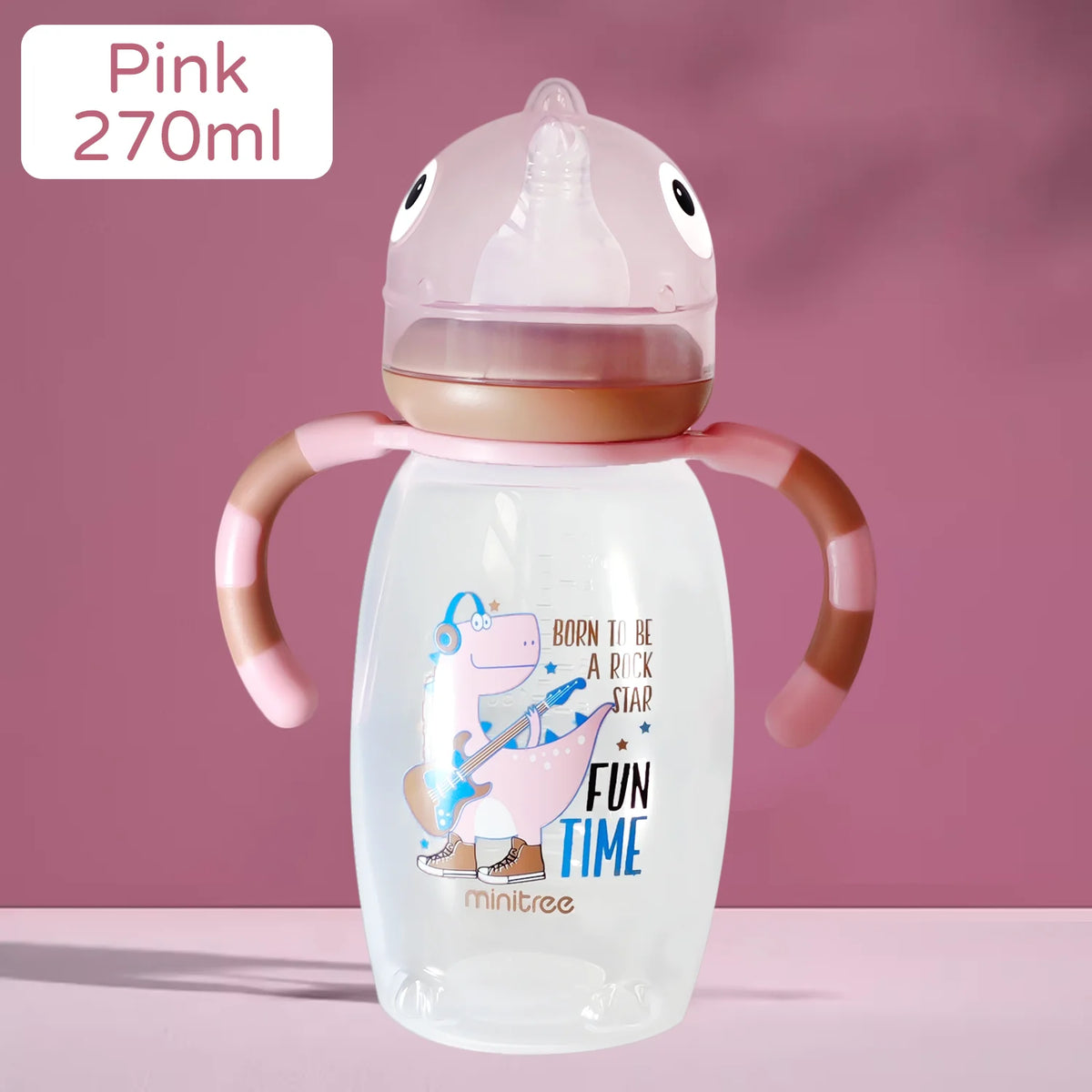 Newborn Feeding Bottle – 150/270ml, Safe PP, Leak-Proof