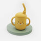 120ml Cartoon Baby Silicone Sippy Cup – BPA-Free, Leakproof Trainer Cup