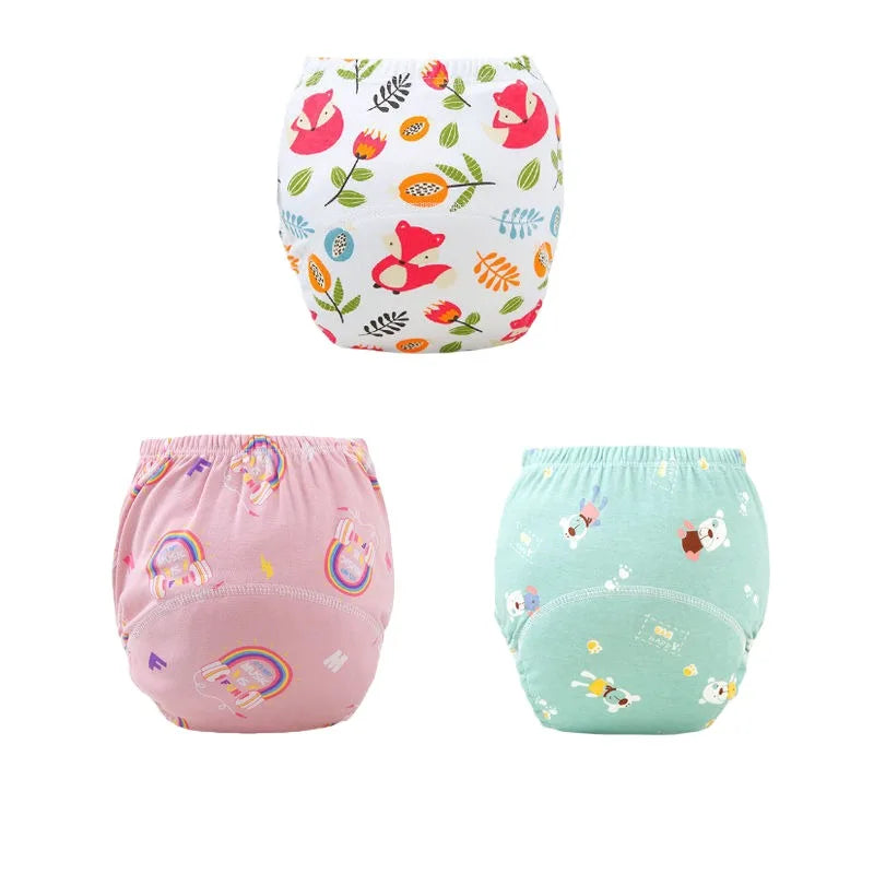 Culottes d'apprentissage imperméables et réutilisables pour bébé