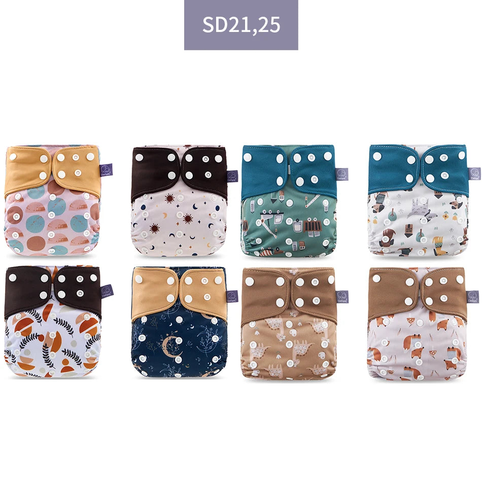 Elinfant 8-Piece Cloth Diaper Set