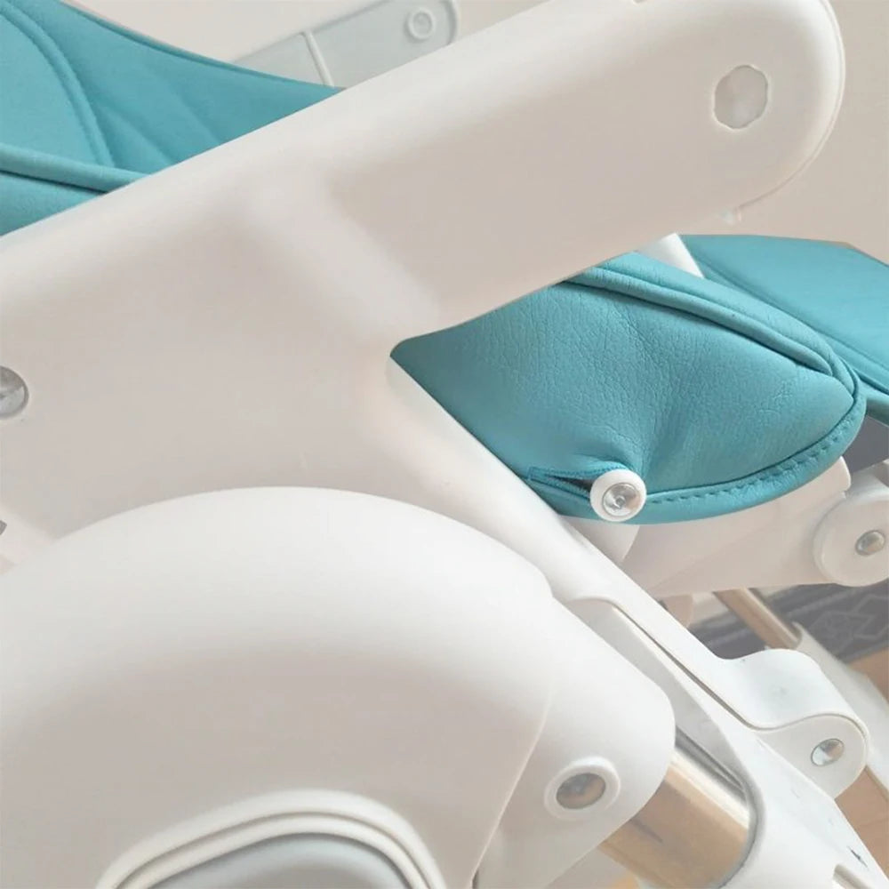 DIY Highchair Cushion Set – PU Leather Seat with Safety Straps