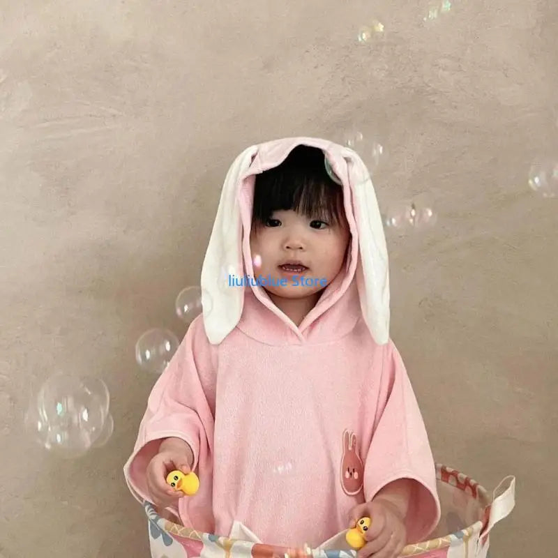 Baby Hooded Bath Towel – Soft with Bear Ears Pattern Gift (62CF)