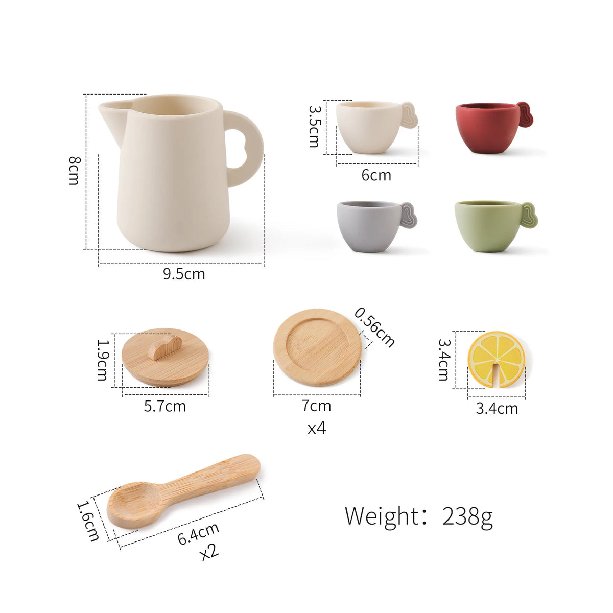 Wooden Tea Party Set for Girls!
