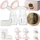 NCVI Double  Electric Breast Pump,4400mAh Battery, Low Noise