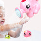 Ensemble de jouets pour baby shower – Spray de bain éléphant et rangement en filet