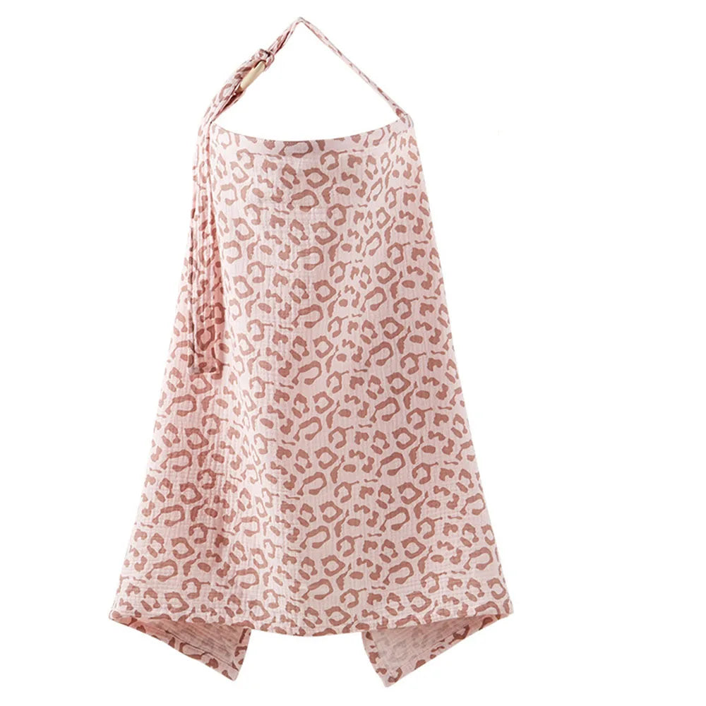 Breathable Muslin Nursing Apron – Privacy Cover for Mom & Baby Feeding