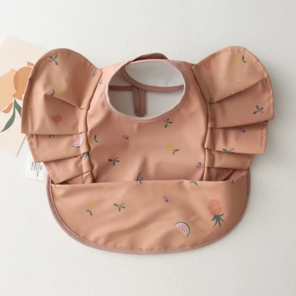 Bavoir imperméable style nordique pour bébé – Doux et mignon