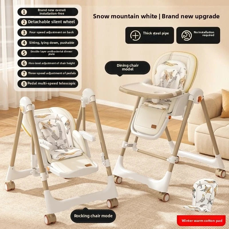 Foldable Baby Highchair – Multifunctional Portable Feeding Seat