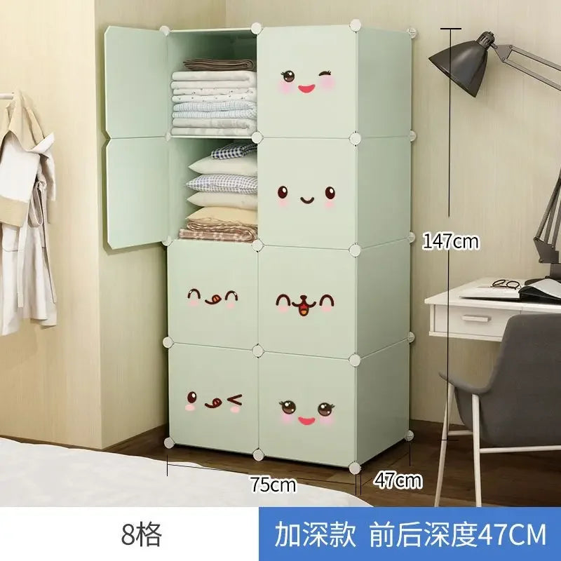 Baby & Kids Wardrobe – Modular Girl Room Organizer