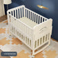 Convertible Baby Crib – Luxury Nest Bed with Mobility