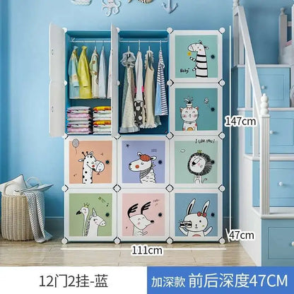 Baby & Kids Wardrobe – Bedroom Organizer with Sliding Doors