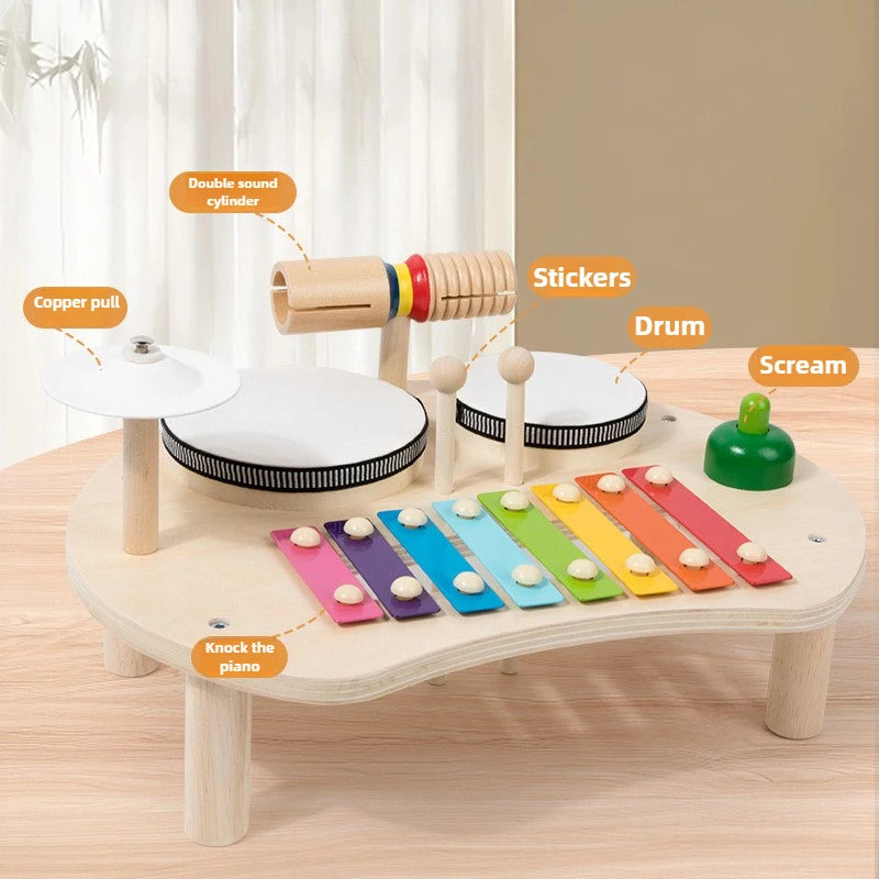 Table musicale multifonctionnelle – Amusante pour les enfants de 2 à 4 ans !