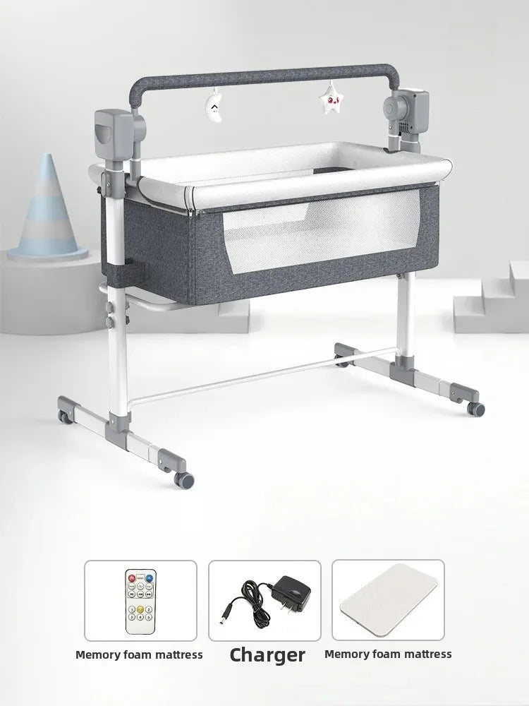 Balancelle électrique pour bébé – Berceau pliable intelligent et apaisant