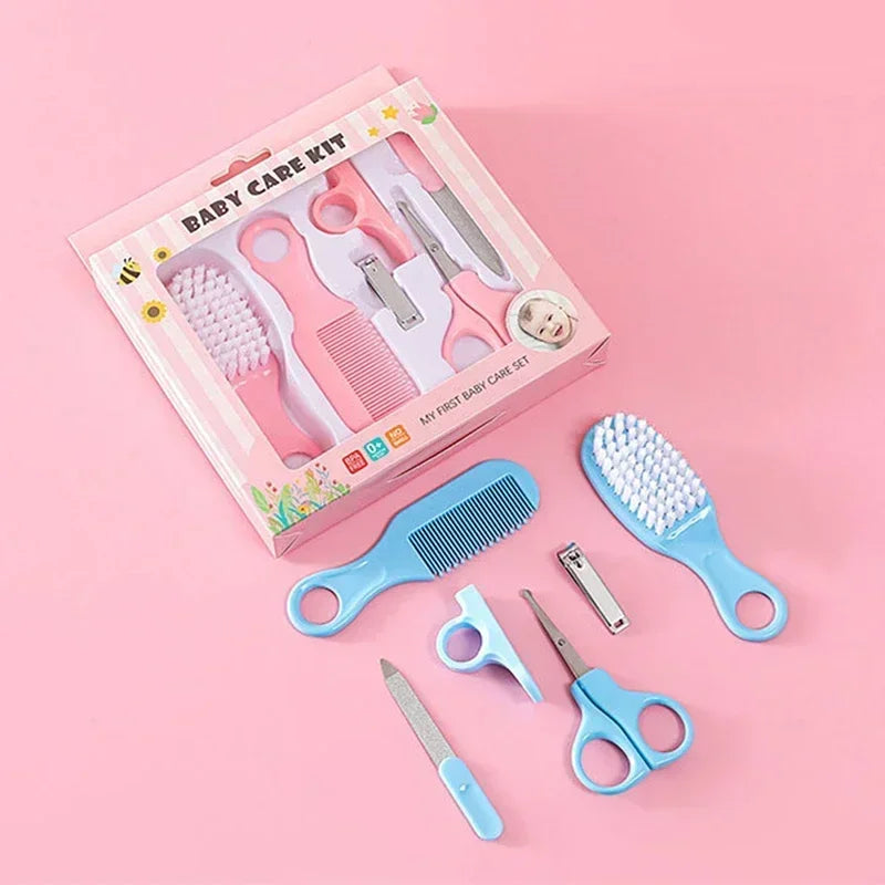 Baby Care Grooming Kit – Safe Comb, Soft Brush & Nail Trimmer Set