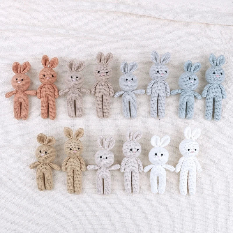 Lapin au crochet fait main – Jouet apaisant pour dormir