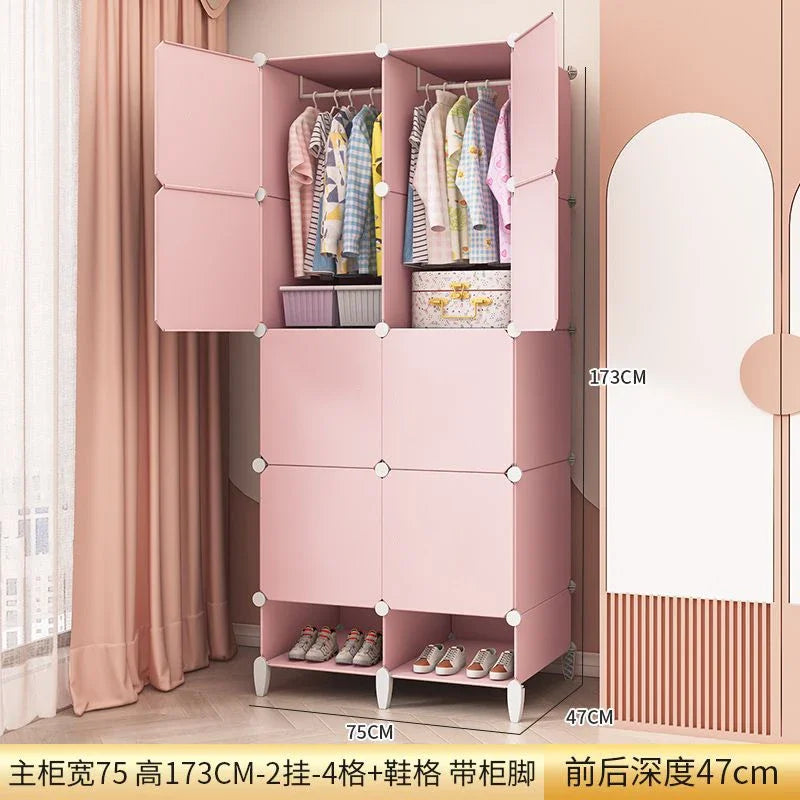 Modular Baby Wardrobe – Minimalist Nordic Fabric Storage