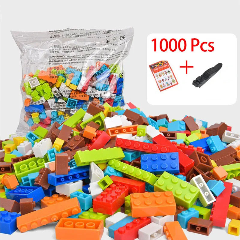 Random Bulk Assemble Building Blocks Parts for Kids Model Toys