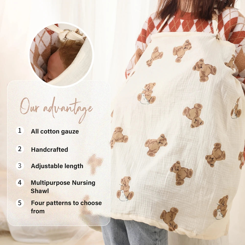 Tablier d'allaitement ajustable – Couverture d'intimité extérieure pour les mamans qui allaitent