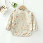 Erduo Waterproof Long-Sleeve Baby Feeding Bib