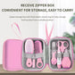 Kit de toilettage pour bébé 8 pièces – Brosse douce, peigne et coupe-ongles