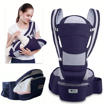 Porte-bébé ergonomique réglable avec assise de hanche – Portable et multifonctionnel
