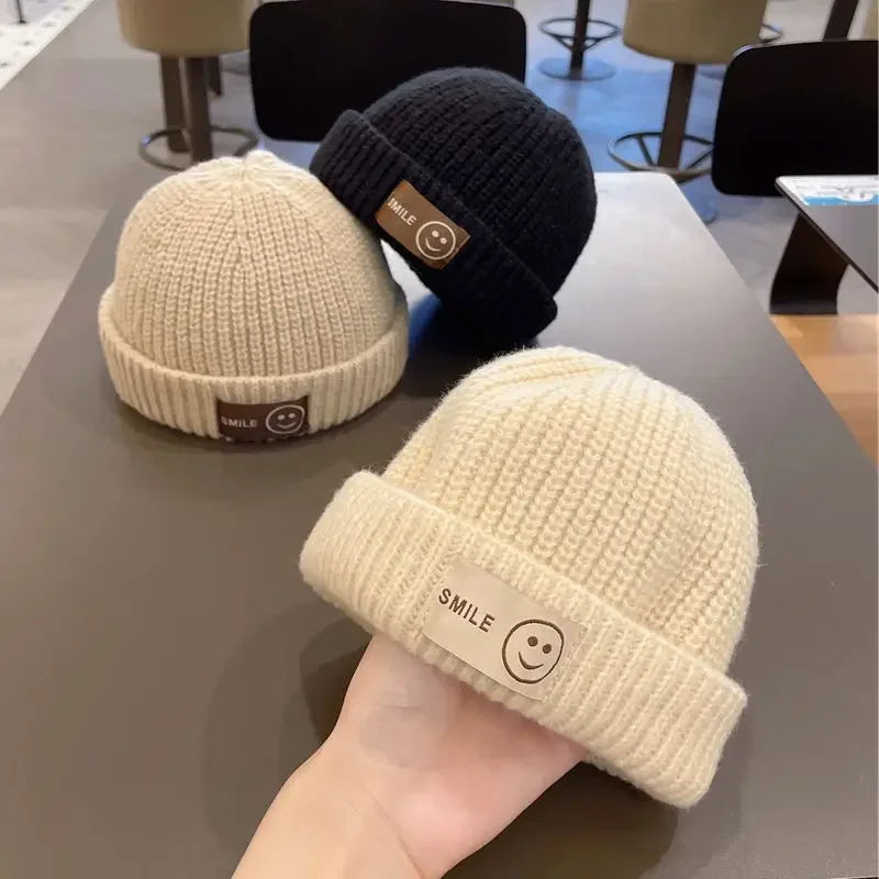 Soft Knitted Korean Baby Hat for Boys and Girls