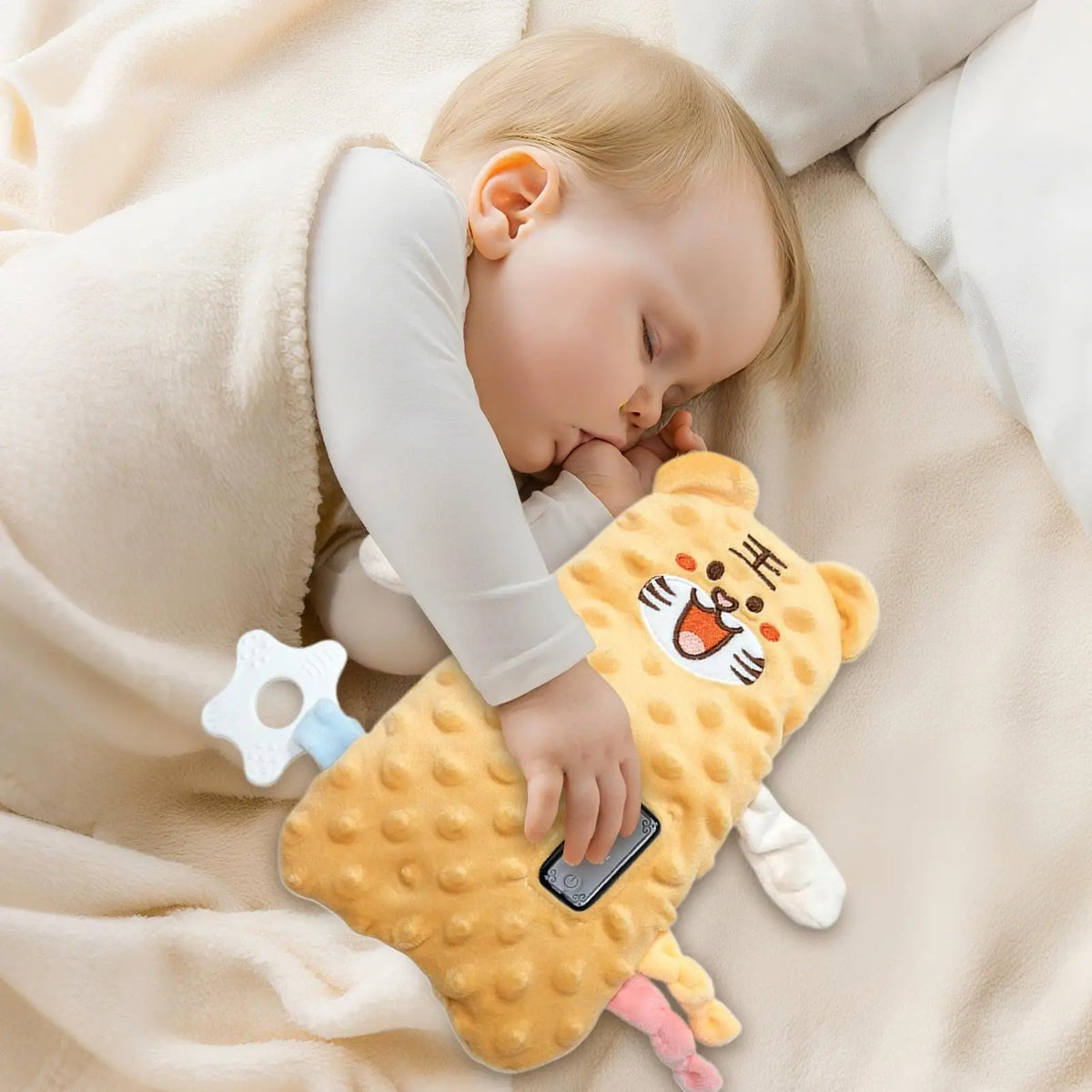 Poupée vibrante apaisante – Aide au sommeil pour les tout-petits