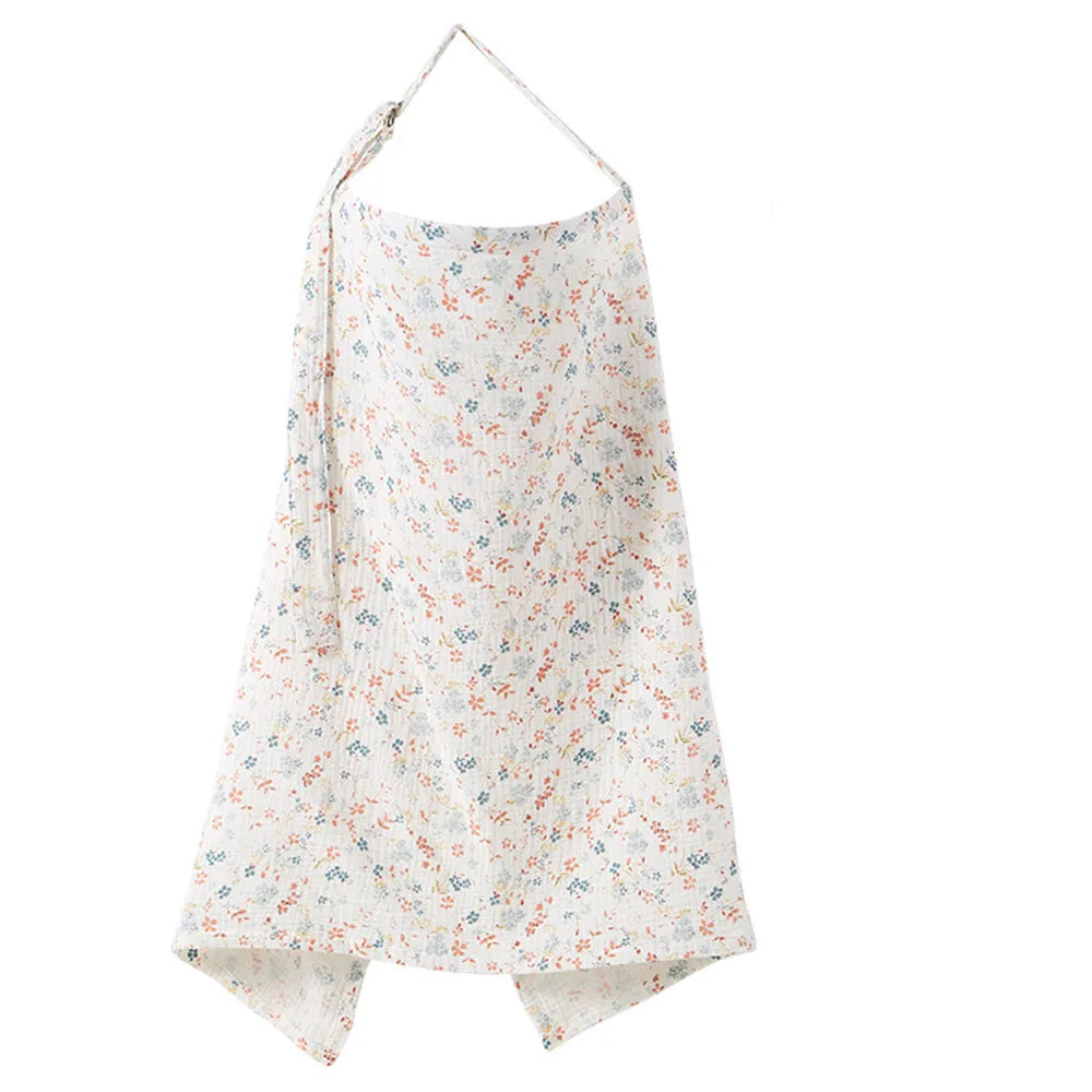 Breathable Muslin Nursing Apron – Privacy Cover for Mom & Baby Feeding