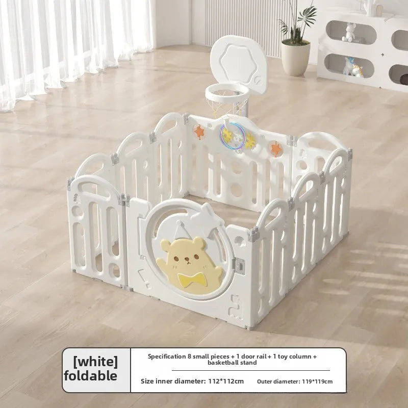 Foldable Baby Safety Fence – Anti-Fall Protection!