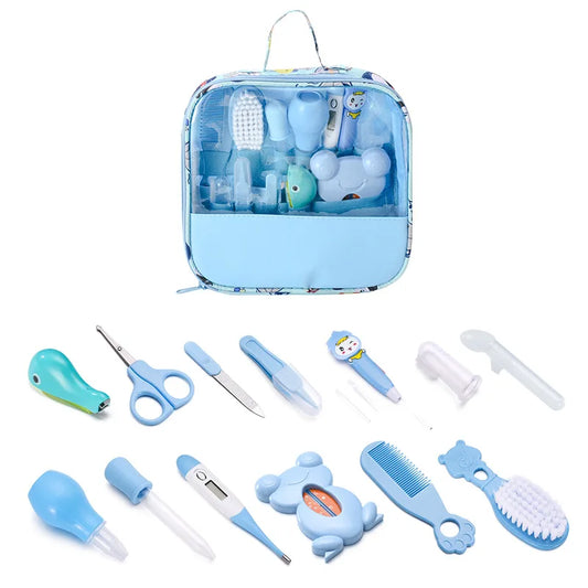 Baby Care Kit – Nail Clipper, Comb, Brush, Scissors, Thermometer