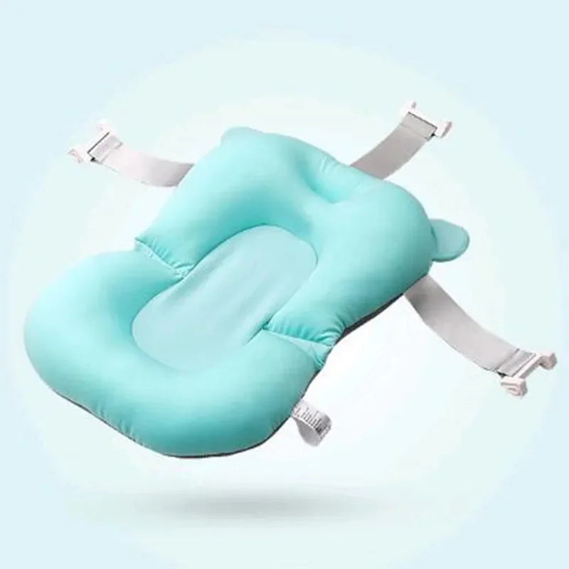 Foldable Baby Bath Seat Mat – Soft & Anti-Slip Cushion