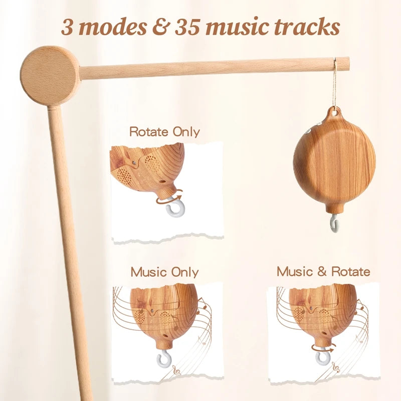 Soothing Baby Music Box Toy for 0-12 Months