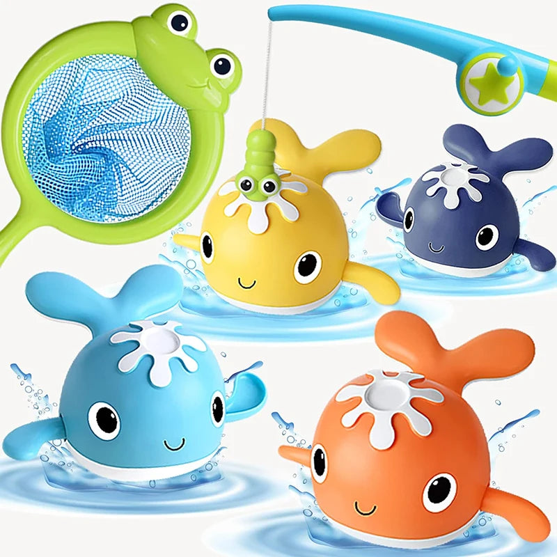 Interactive Baby Bath Toys – Pool & Water Play Animal Fishing Set