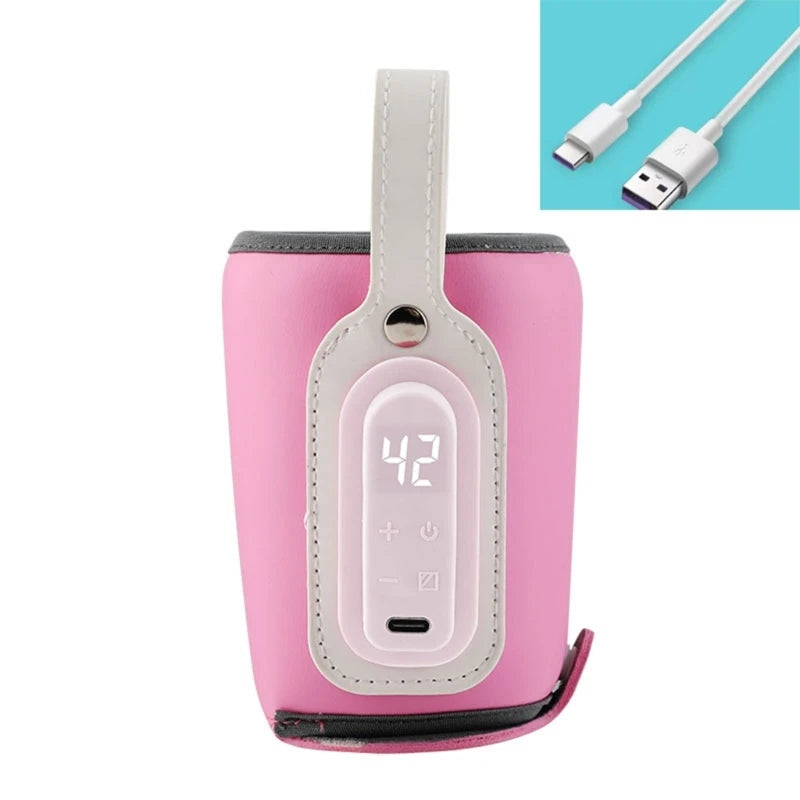 Baby Feeding Bottle Heater | USB Portable Insulated Warmer Bag