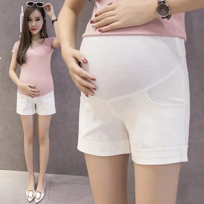 Short de maternité d'été en coton – Pantalon ajustable style coréen
