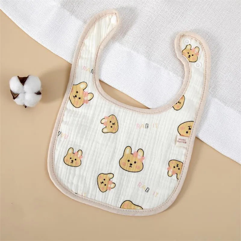 Toddler Feeding Bib – Soft Cotton Saliva Towel