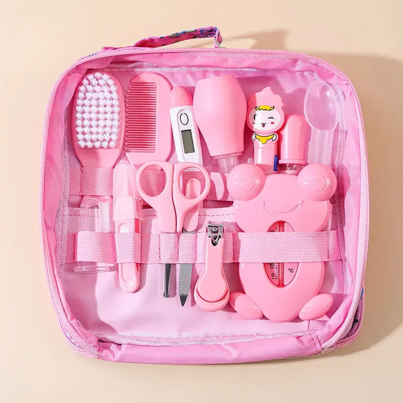 Coffret de soins pour bébé 13 pièces – Coffret cadeau essentiel pour le bain, la toilette et l'allaitement