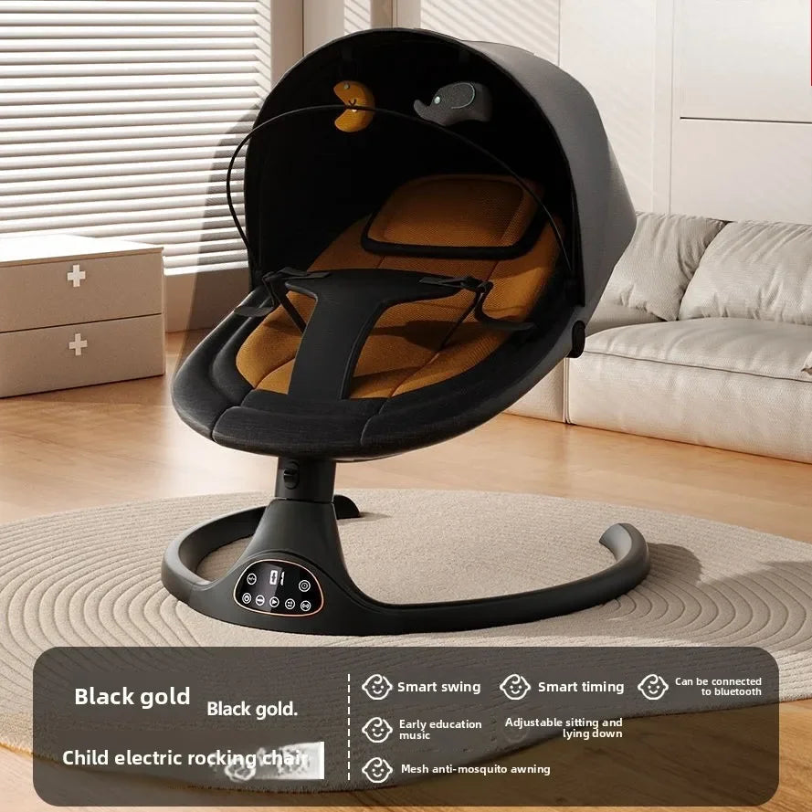Balancelle électrique pour bébé – Berceau musical et endormisseur