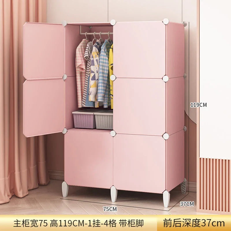 Modular Baby Wardrobe – Minimalist Nordic Fabric Storage