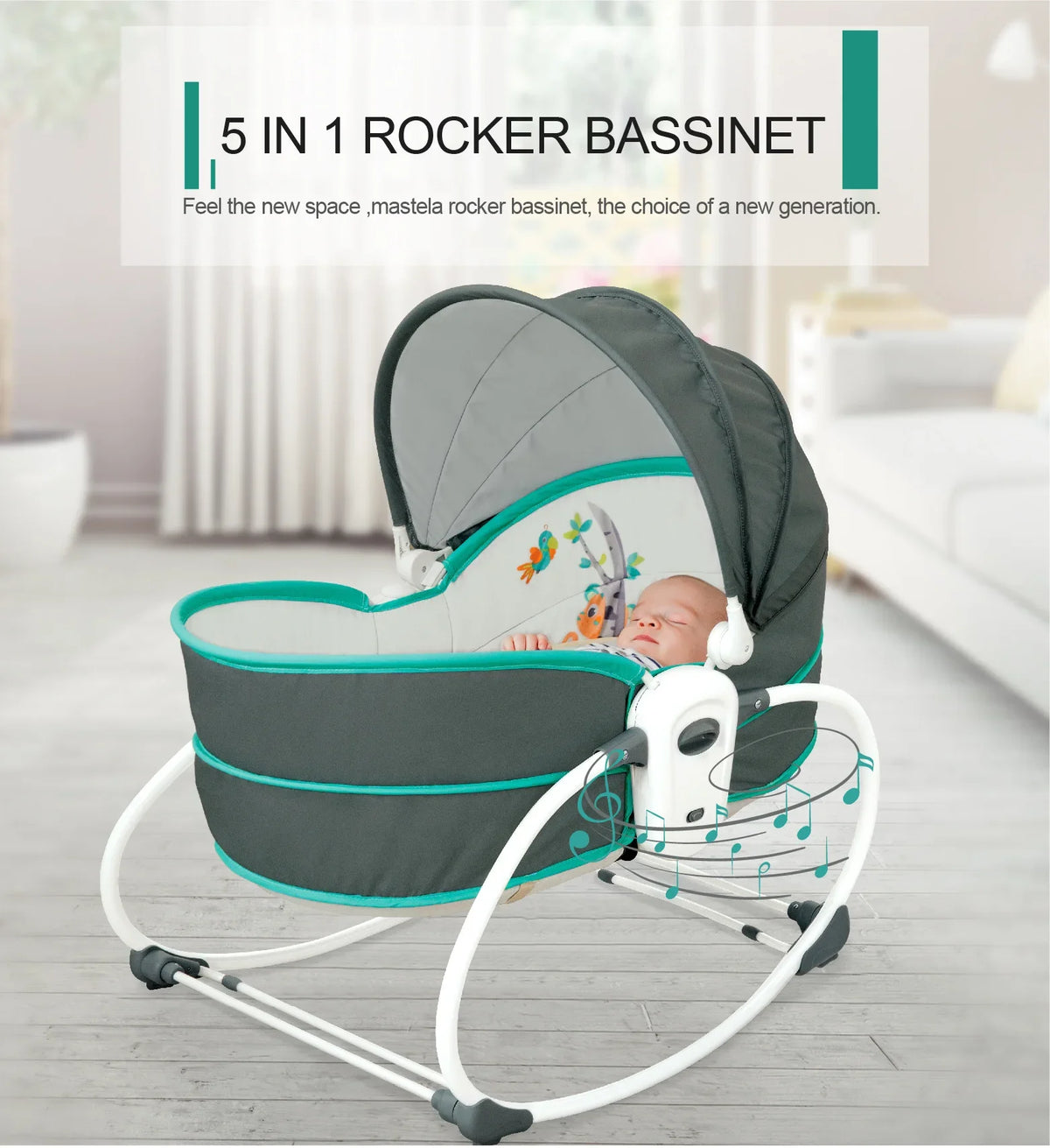 Baby Cradle & Rocking Chair – Soothing 0–3 Years