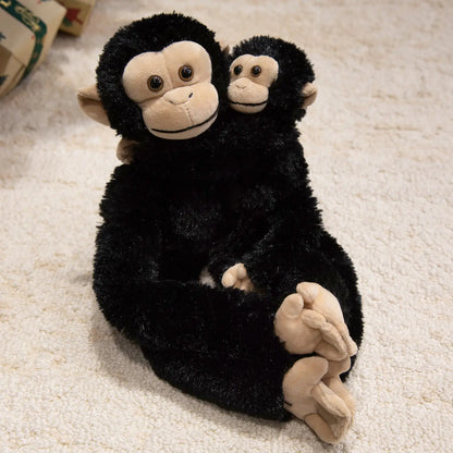 Adorables peluches suspendues gorille et singe