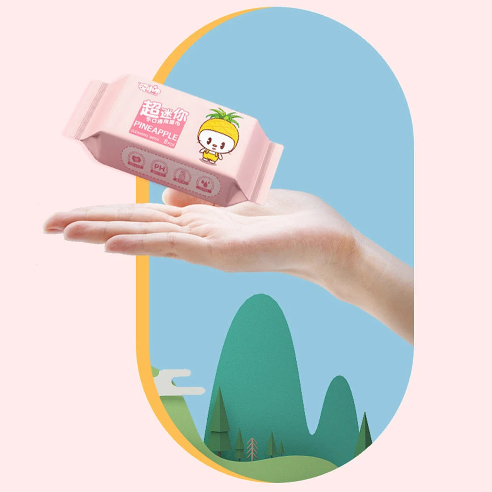 Soft Baby Wet Wipes – Large Pack, Portable & Gentle for Hands & Mouth