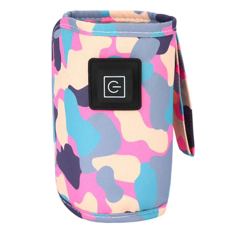 Portable USB Bottle Warmer | Insulated Travel Bag for Baby Feeding