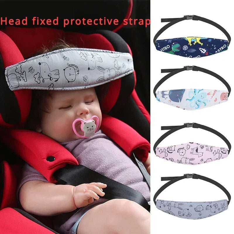 Ceinture de maintien de la tête de bébé – Support de sommeil réglable pour siège auto
