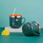 250ML Baby Stainless Steel Straw Cup – Leakproof & Anti-Hot