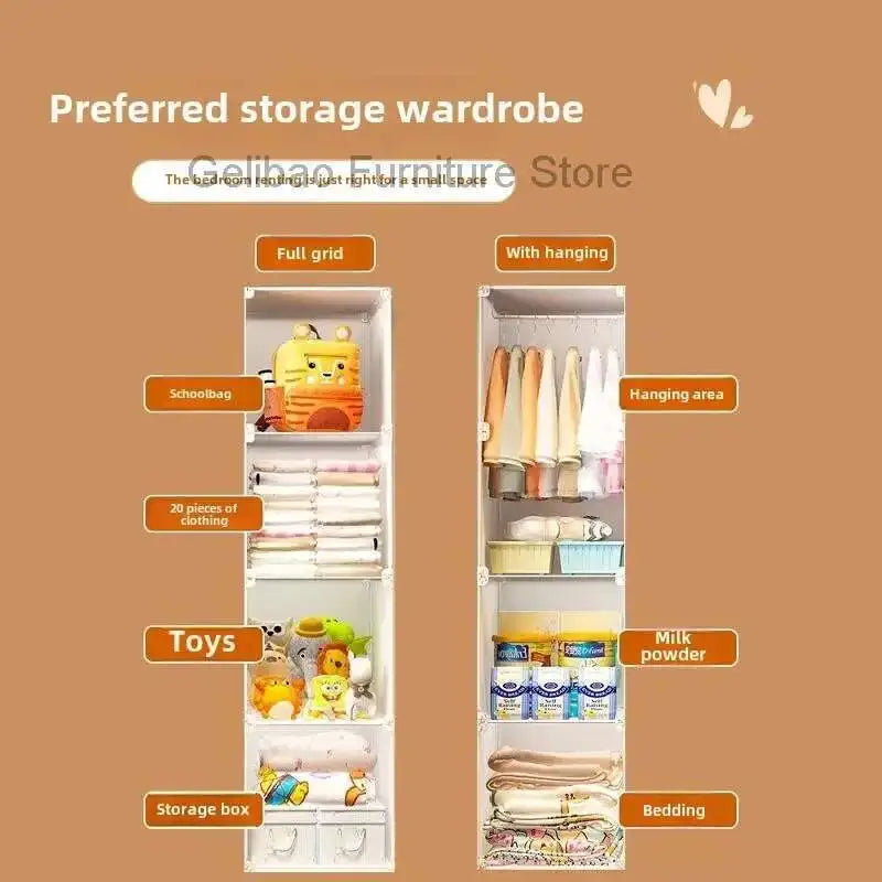 Kids Wardrobe – Baby Storage Dresser for Bedroom