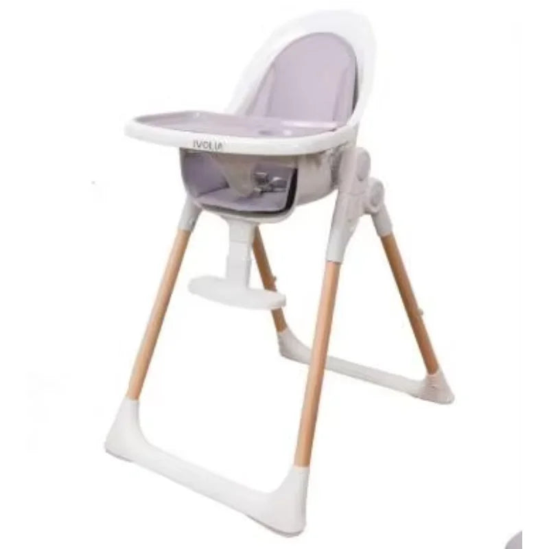 Chaise haute pour bébé et enfant en bas âge – Repose-pieds réglable et plateau amovible