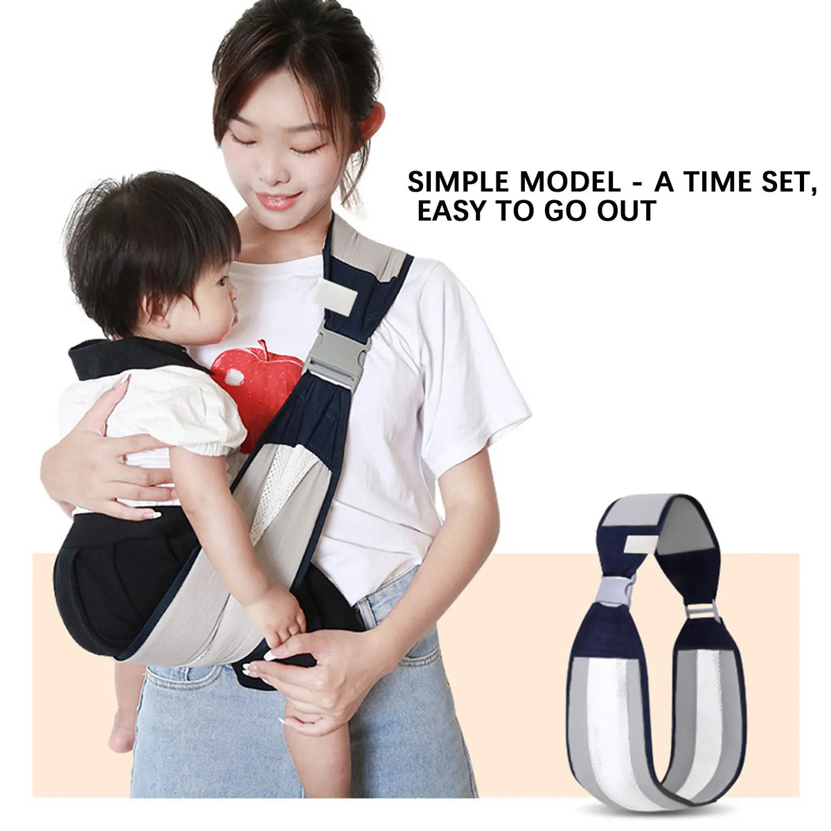 Porte-bébé, écharpe de portage et sac à dos portable pour nouveau-né