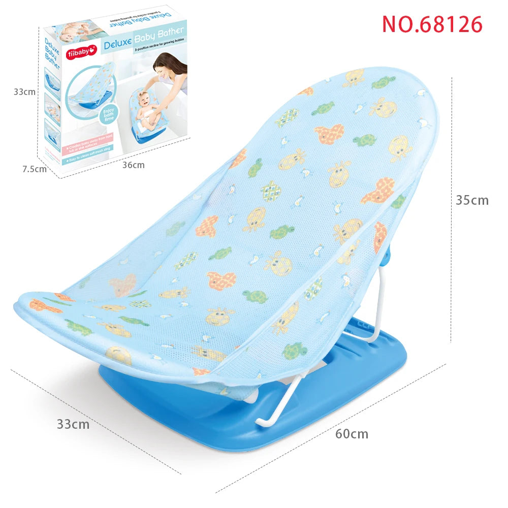 Deluxe Baby Bath Rocker – No-Slip, Comfortable Bather Seat