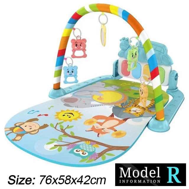 Tapis d'éveil musical avec piano pour bébé de 0 à 36 mois